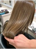 髪質改善/縮毛矯正/イエローベージュ/オレンジベージュ/艶感