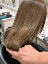 ドクターズサロン レラパール&nbsp;髪質改善/縮毛矯正/イエローベージュ/オレンジベージュ/艶感