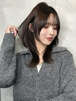 ロンドプロフィール 浦和(Lond profil)&nbsp;ブリーチなしカラー伸ばしかけヘア簡単スタイリング小顔ヘア
