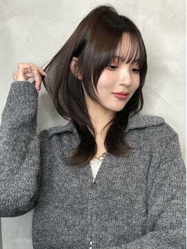 ロンドプロフィール 浦和(Lond profil) ブリーチなしカラー伸ばしかけヘア簡単スタイリング小顔ヘア