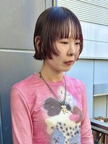 ビファインクーアヴェダ(Be fine coo AVEDA)&nbsp;前髪あり　顔周りレイヤーミニボブ/
