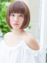 トレ(TRE) TRE南流山 ぱっつん前髪×ハイライトカラー×大人ショートヘアs