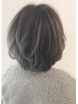 ルフ ヘアーデザイン(ruf hair design) 【ruf hair design】グラデーショングレージュカラー ボブ