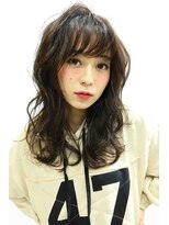 ロココ 岡山駅前(rococo) ［rococo］ラフさが可愛い×ゆるふわセミロング♪