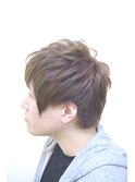 ショートハイレイヤーに透明感アッシュカラーを☆Hair&Make ZEN