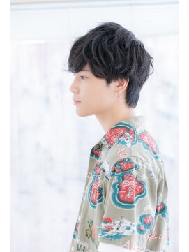 ミック ヘアアンドビューティー 大山店(miq  Hair&Beauty) くせ毛風パーマで無造作感！フェザーマッシュ