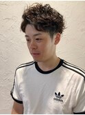 スパイラルパーマ×ローライトで立体感☆