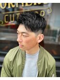 Fade × ツーブロックショート　フェードカット