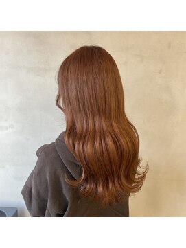 リジー(Litzy) ブリーチあり!オレンジブラウンカラー【三國麗奈】