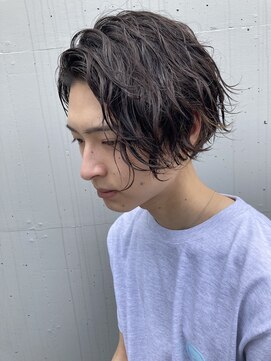 エリマ 調布(elima) 波巻きパイラルパーマツーブロックツイストスパイラルパーマ