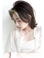 クレドガーデン 綾瀬店(CRED GARDEN)&nbsp;くびれミディ/フェイスフレーミング/暗髪インナーカラー/綾瀬m