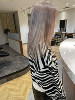 ロンド レア 天神大名店(Lond Le’a)&nbsp;ミルクティーベージュ/ダブルカラー/ケアブリーチ/くびれヘア