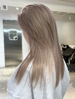 アルバム 渋谷パルコ(ALBUM)&nbsp;ホワイトパープル_アースカラーくびれヘアツートン_ba372561