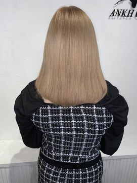 アンク クロス 池袋北口店(ANKHCROSS) 《アンククロスYUKI》韓国風ミルクティーベージュ