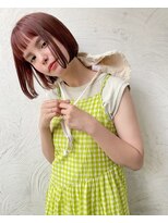 エース (ACE) ACE 横浜　オレンジブラウン×うる艶ボブ