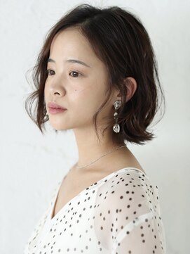 カペリベラグラマラス CapelliBellaGLAMOROUS ミディアムボブ/くせ毛風ボブ/20代30代【カペリベラグラマラス】