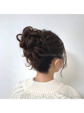 ベル(belle) ルーズおだんごスタイル