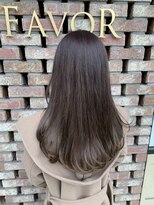 フェイバー 警固店(FAVOR)&nbsp;ラベンダーベージュ/ラベンダー/髪質改善/縮毛矯正/オージュア