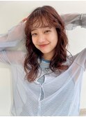 #ゆるパーマ　#ミディアムロング
