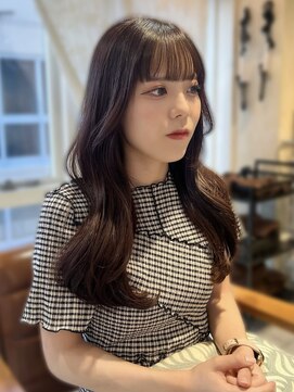 ラボヌール ヘアー エクラ(La Bonheur hair eclat) 韓国ヘア/艶髪/くびれヘア/レイヤーカット/暗髪