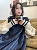 顔周りレイヤー×ボブ