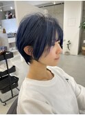 デザインカラー×くびれショート