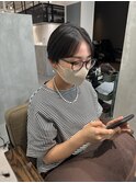 【Cuem 菅原】センターパートショートフィット丸みくびれタイト