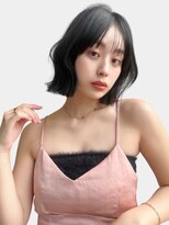 ユーフォリア 青山(Euphoria)&nbsp;くびれボブ透明感シルバーアッシュグレージュカラー