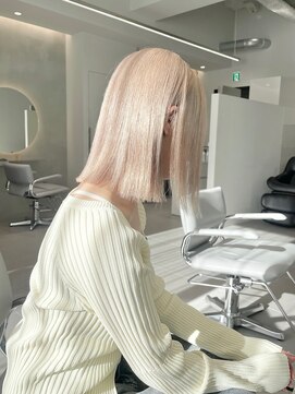 ソル 栄矢場町(SOL) ミルクティーカラー/ホワイトベージュ/名古屋美容院