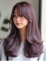 アルトリスト(Altruist Aging×HAIR&SPA)&nbsp;★ダークアッシュ大人ガーリーボブ着物ミディアムレイヤーカット