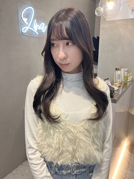 ジーナ 札幌(Zina) ダークブラウン/韓国風顔まわりカット