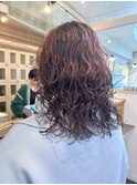 【堀口】ウルフパーマ、ミディアム