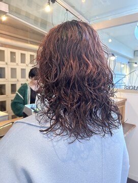 メイクス 表参道(MAKE'S omotesando) 【堀口】ウルフパーマ、ミディアム