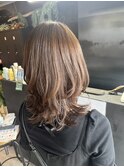 【札幌円山】イルミナカラー/シアーベージュ/ミディアムレイヤー