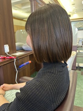 シャンプー ボーイ 宮崎柳丸店(SHAMPOO BOY) 切りっぱなしボブ【宮崎市/柳丸町】
