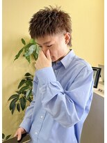 トローノ 栄(TRONO)&nbsp;アッシュブラウン×マレットヘア