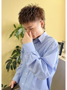 トローノ 栄(TRONO) アッシュブラウン×マレットヘア