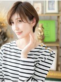 大人ハイライト小顔マッシュショートウルフc6志木20代30代40代