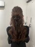 銀座での特別なひとときに カット＋透明感カラー＋ヘアアレンジ　8800円