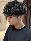 波巻きスパイラルパーマ