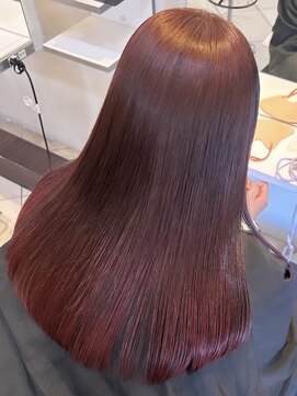 リブ バイ ボクノ(Liv by bokuno) 髪質改善/縮毛矯正/ストレート/チェリーレッド/ワインレッド