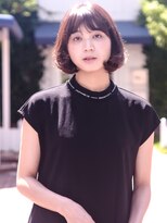 ビュートリアム 福岡(BEAUTRIUM)&nbsp;乾かすだけで決まる重さを残した顔まわりレイヤーマッシュボブ