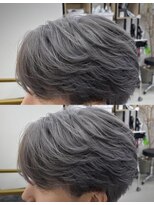 ヘアメイク アリープ(HAIR MAKE ALEAP)&nbsp;岡山/メンズハイトーンカラー/韓国風