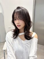ラクシア(LucxiA)&nbsp;韓国ヘア/レイヤーカット/顔まわりカット/Instagram @ken__gucci