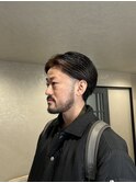 フロントカラー×センターパート