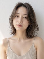 ヘイ 松本店(HEY) 【HEY 松本】ゆるふわパーマ×ミディボブ×ナチュラルベージュ