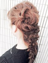 【AnFyeforprco】編みおろしヘアアレンジ