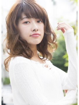 シャンプー ひろせ店(SHAMPOO) 外ハネゆるウェーブでハッピー感をプラス