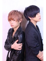 アドール(ADOR)&nbsp;ピンクアッシュ×ネイビーアッシュ