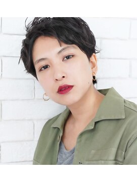 ヘアリゾート粋 新宿三丁目本店 かき上げショート【新宿三丁目/新宿/新宿駅/クリームバス】